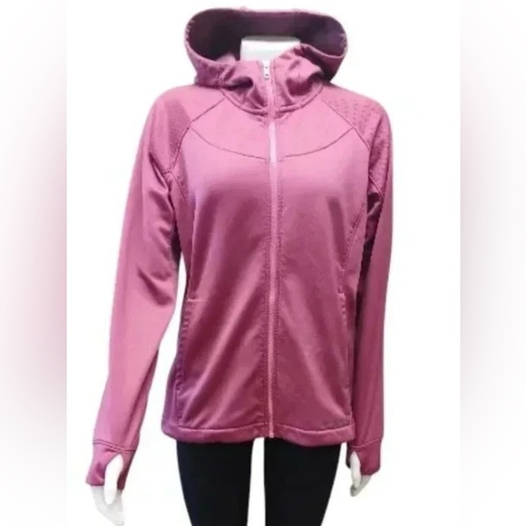 Patagonia EUC Pink Hooded L/S  Zip Up Jacket Size Medium - Picture 1 of 12